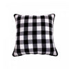 Filled Cotton Cushion 18\" x 18\" White Buffalo-Set of 2 Cushions