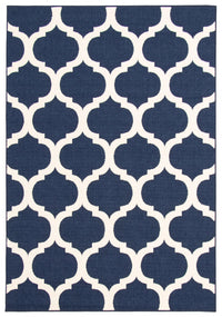 Sophie Ivory-Navy Area Rug - 3'11