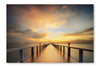 Wooded Bridge 28x42 Wall Art Frame And Fabric Panel