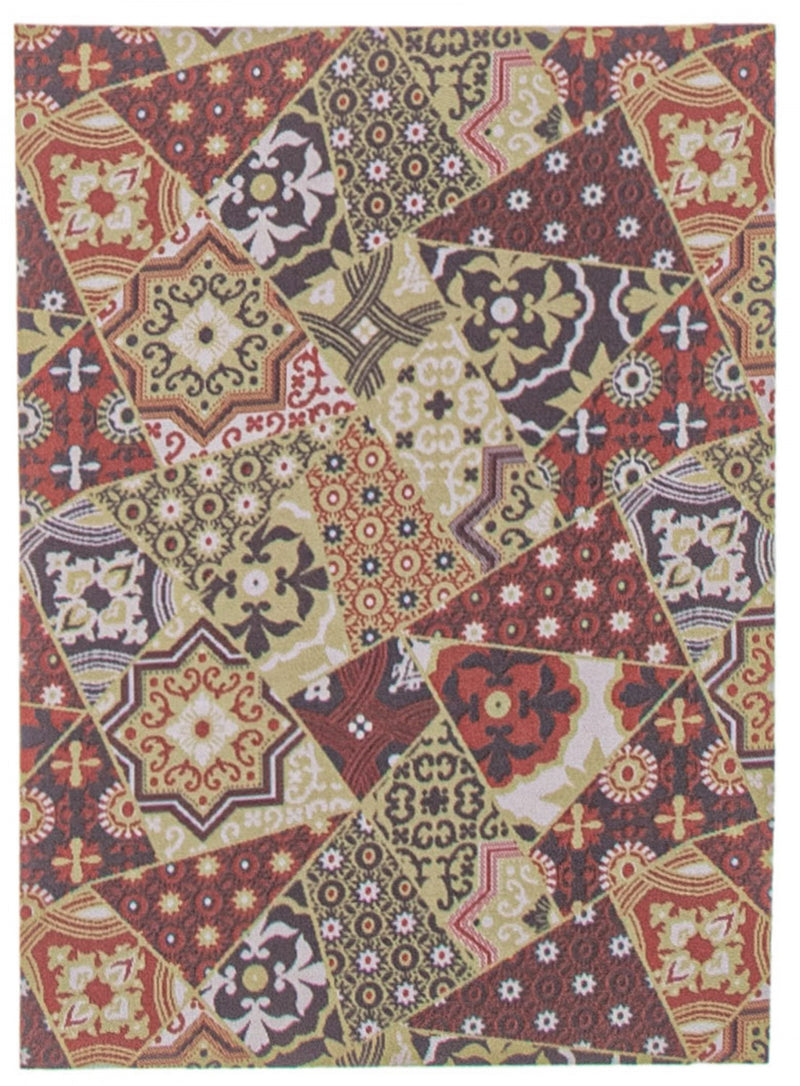 Bellezza Red / Green 2'2" x 3'0" Area Rug