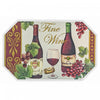 Plastic Placemat Octagon Fine Wine - Set of 12