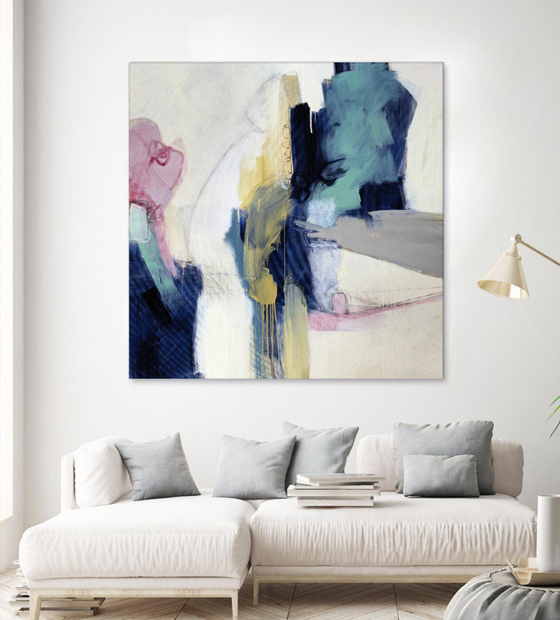 \"Acrobatic Swimmer\" Giant Art 72x72 Wall Art