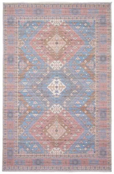 Samia Light Blue Rug 7'10" X 10'0" Area Rug