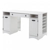 Artwork Craft Table With Storage - Pure White