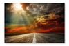 Bird And Road On A Decline 24x36 Wall Art Frame And Fabric Panel