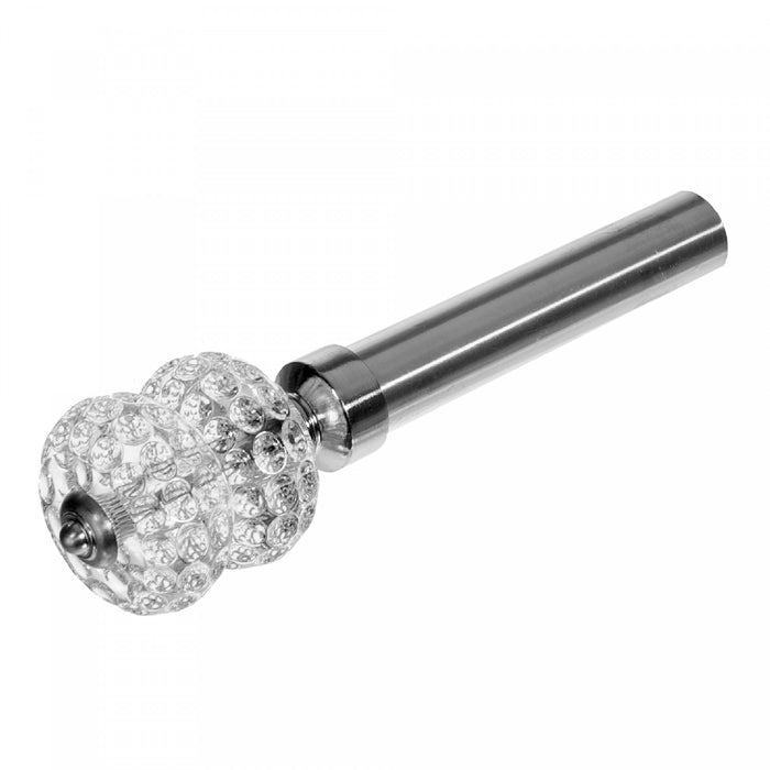25/28mm Drape Pole Set Bubbly - Nickel