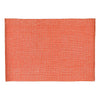 Chambray Ribbed Placemat Orange - Set of 12