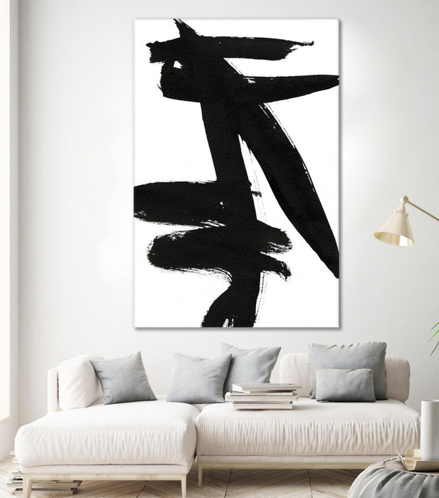 \"Composition In Black And White 9\" Giant Art 72x48 Wall Art