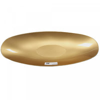 Oval Serving Tray with Handle Gold