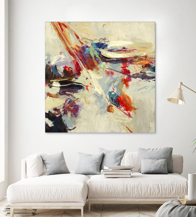 \"Positive Energy I\" Giant Art 54x54 Wall Art