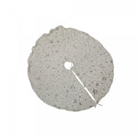 Swirly Snowflake Fleece Tree Skirt White Christmas Tree