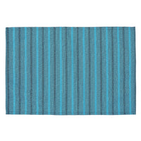 Stripe Outdoor Placemat Blue - Set of 12