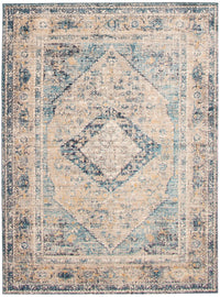 Bolivar Bijar Blue Area Rug - 5'0