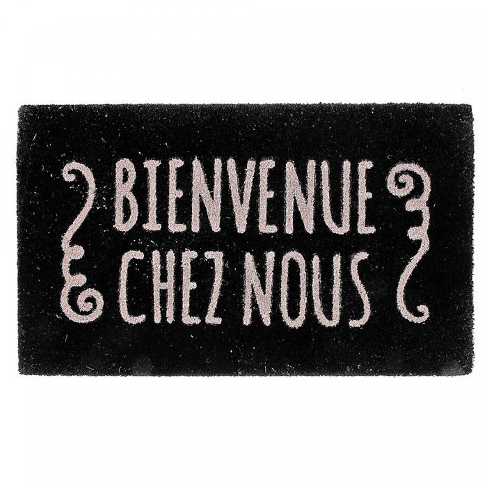 Coir Door Mat Bienvenue Chez Nous Floormat