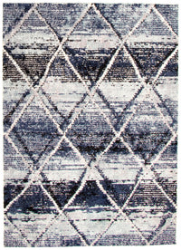 Makondo Abstract Blue Area Rug - 5'3