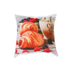Polyester Digital Print Cushion Croissant Cafe 18 x 18 - Set of 2