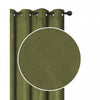 Faux Suede Panel With 8 Grommets Moss Green - Set of 2 Drapes and Blinds