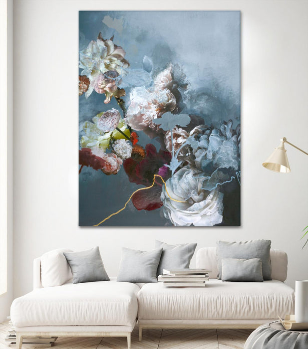 \"Haute Couture Blue\" Giant Art 72x54 Wall Art