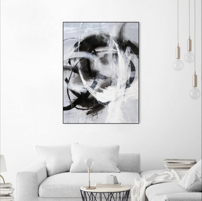 \"No Turning Radius\" Canvas Framed Black 18x24 Wall Art