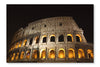Coliseum At Night 16x24 Wall Art Frame And Fabric Panel