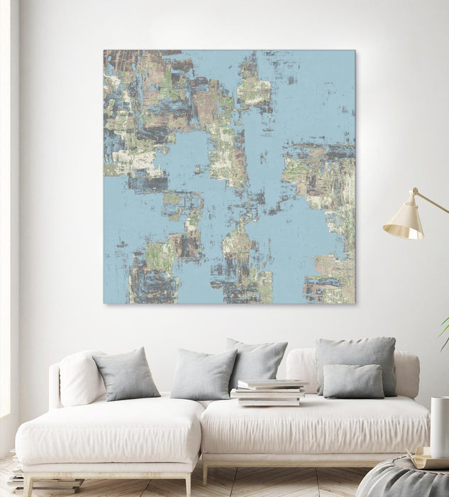 \"Memory Block Ii\" Giant Art 54x54 Wall Art