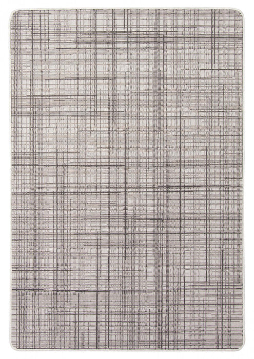 Panthea Grey Area Rug - 4'4\" X 6'5\" 