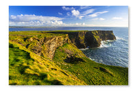 Cliffs Of Moher In Ireland At Sunny Day 24x36 Wall Art Frame And Fabric Panel
