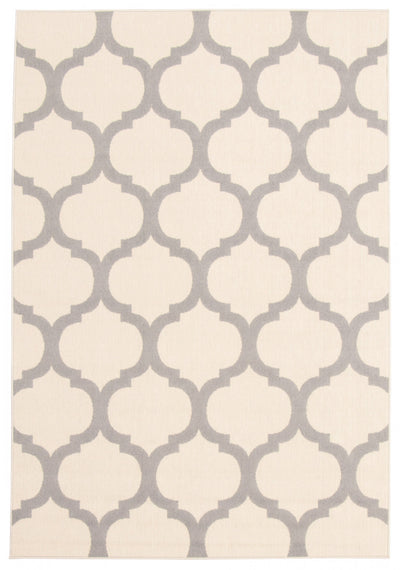 Sophie Light Grey Area Rug - 3'11" x 5'7"