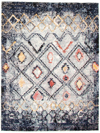 Makondo Classic Blue Area Rug - 5'3