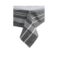 French Border Tablecloth 52 x 72 Charcoal Grey