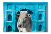 Indian Holy Cow 16x24 Wall Art Frame And Fabric Panel
