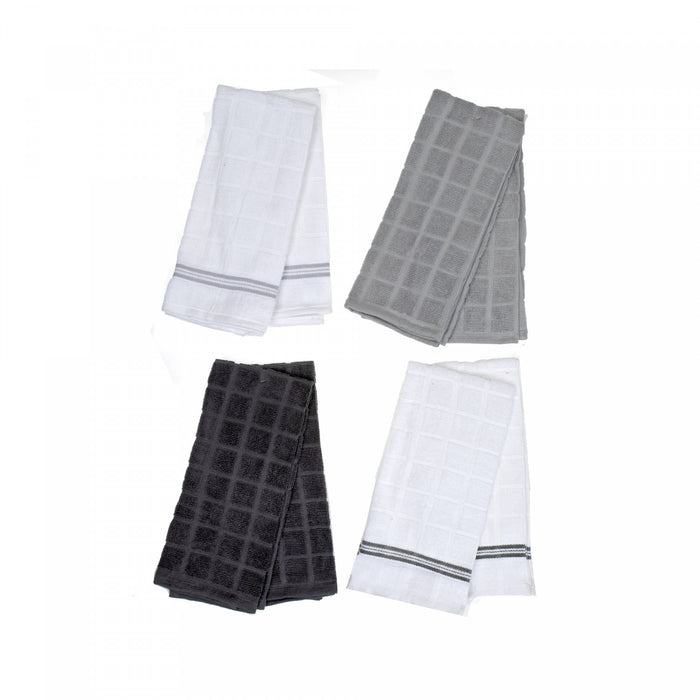 2pk Checkered Terry Kitchen Towels   Kitchen Linen