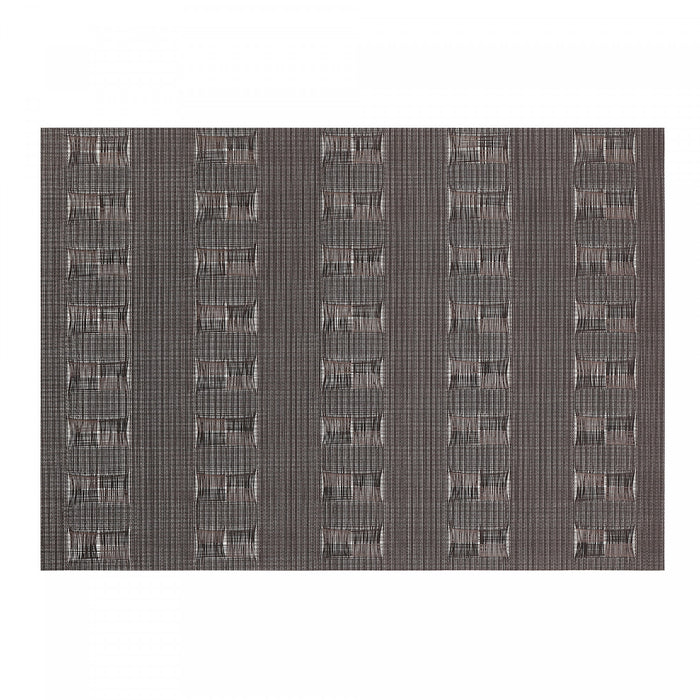 Vinyl Placemat Ellis Chocolate - Set of 12