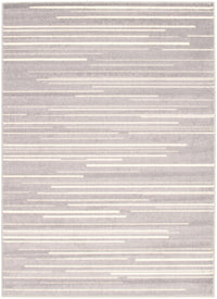 Faith Silver-Cream Area Rug - 3'11