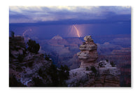 Lighting Over The Grand Canyon 24x36 Wall Art Frame And Fabric Panel