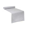 Chambray Ribbed Table Runner Light Grey - Set of 2
