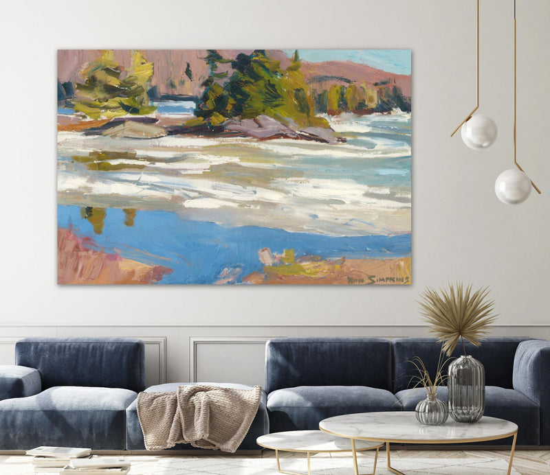 \"Little Running River\" Giant Art 84x54 Wall Art