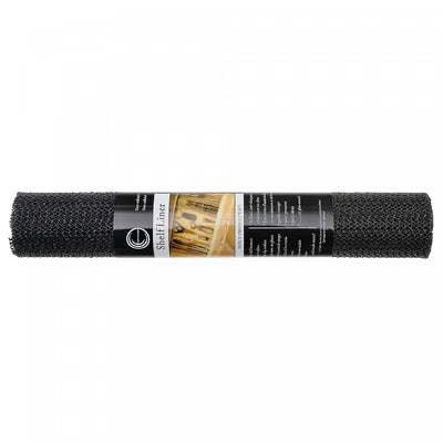 Anti Slip Pvc Mat Black 12" x 60" - Set of 6 Kitchen Storage|Tapis antidérapant noir de 12 po x 60 po en PVC - ensemble de 6 articles de rangement pour la cuisine