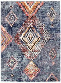Makondo Mosaique Blue Area Rug - 6'7