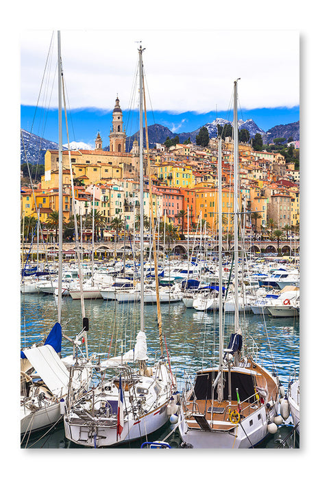 Luxury Vacation In South Of France 16x24 Wall Art Frame And Fabric Panel