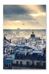 Paris Cityscape Taken From Montmartre 24x36 Wall Art Frame And Fabric Panel