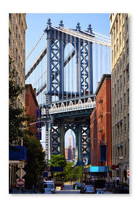 New York Skyline 16x24 Wall Art Frame And Fabric Panel