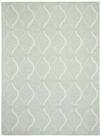 Neisha Abstract Mint Rug 5'3