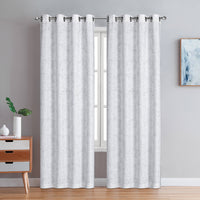 Sunderland Grommet Pair of Grey Panels - 54X95