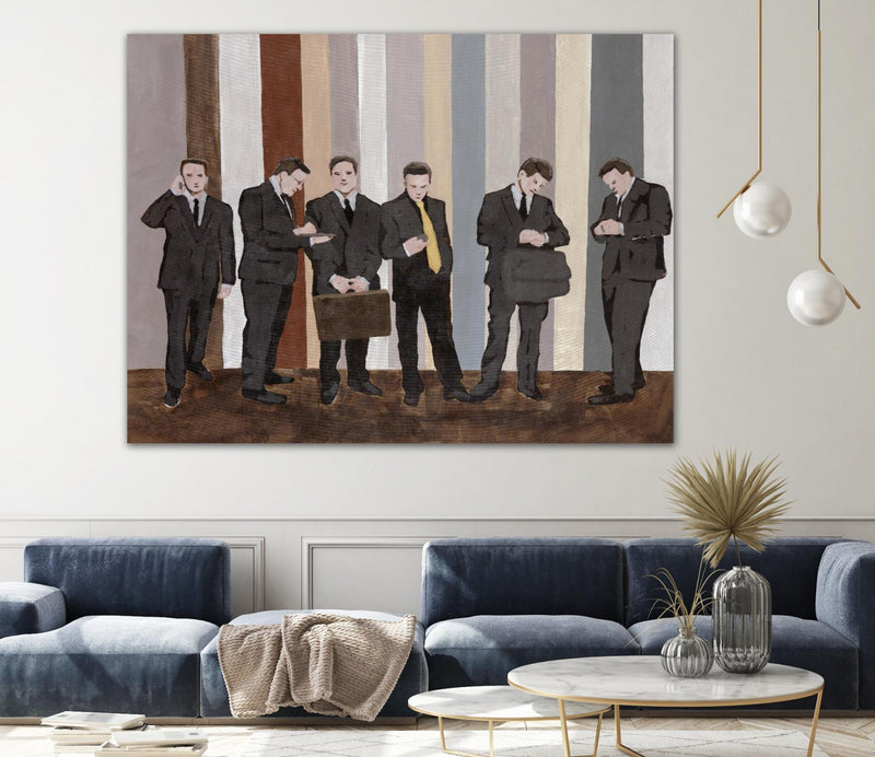 \"Conference Break\" Giant Art 72x54 Wall Art