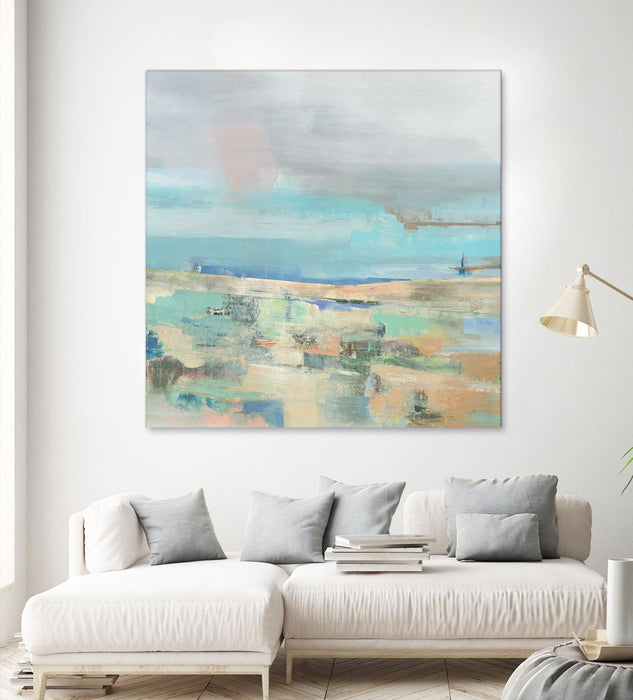 \"Low Tide I\" Giant Art 72x72 Wall Art