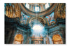 Sant'agnese In Agone In Rome, Italy 28x42 Wall Art Frame And Fabric Panel