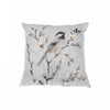LED Velvet Cushion Bird on Branch 18 x 18 - Set of 2 Cushions