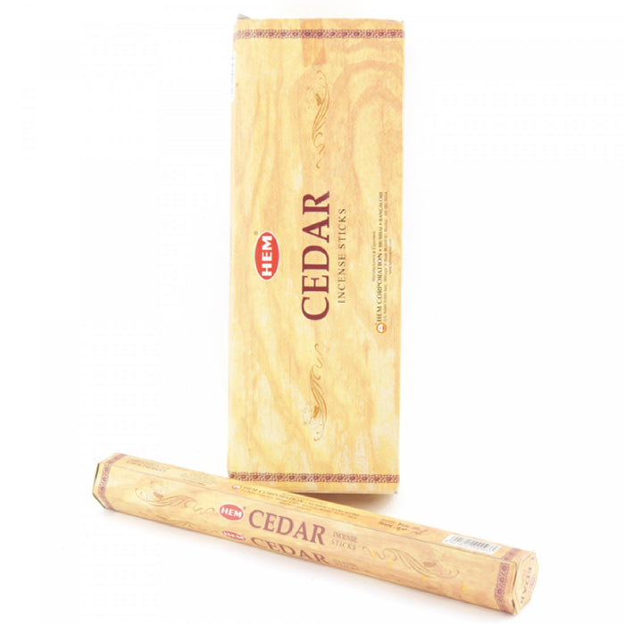 Hem Incense 20 Stick Cedar - Set of 6 Incense Sticks