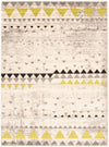 Raja Ivory-Green Area Rug - 5'3